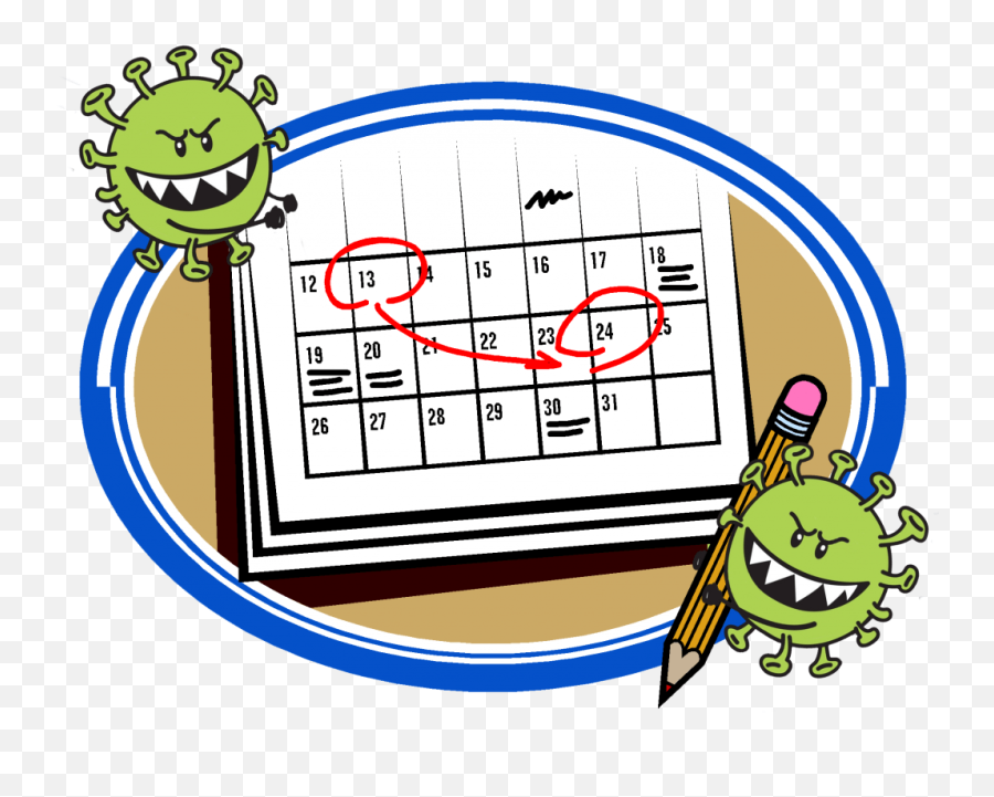 Coronavirus Pandemic - Calendar Emoji,Suggestive Side Eye Emoticon