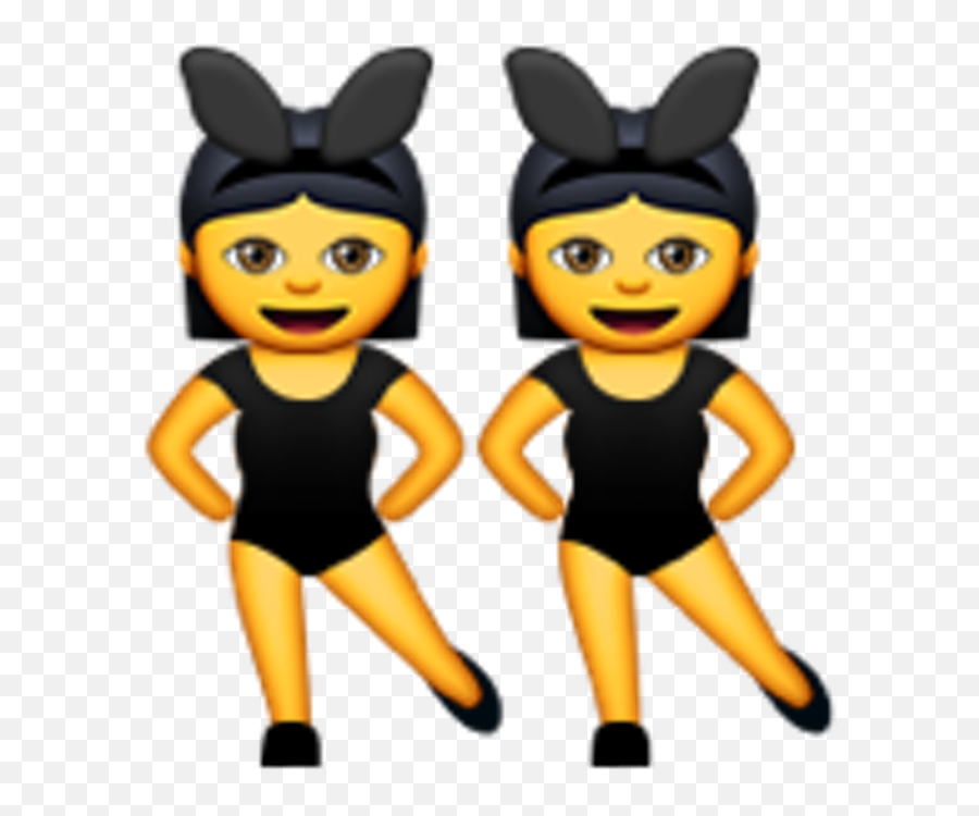 Dancer Clipart Emoji - Dancing Girls Emoji Transparent Dancing Twins Emoji Gif,Dance Emoji Png