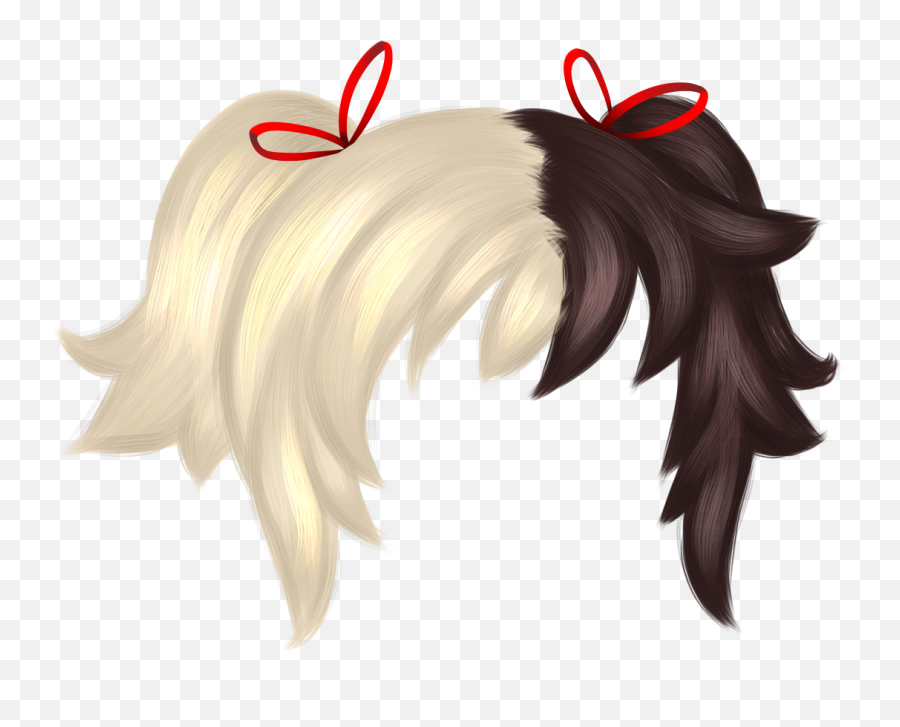 Sticker By S O B A C H A N - Ponytail Gacha Life Hair Edit Emoji,Ponytail Emoji Copy