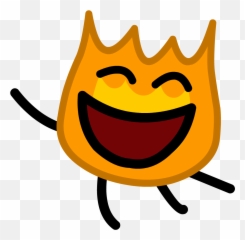Firey Jr - Firey Jr Bfb Firey Emoji,E1 Emoticon