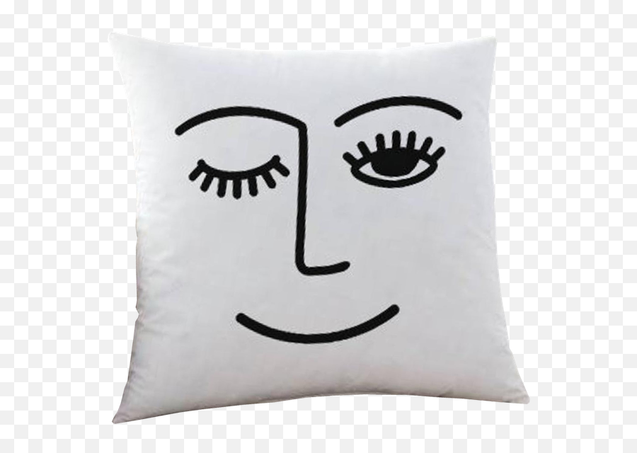 Mongolian Lamb Ombre Pillow Cover U0026 Insert Grey Decorist - Winky Face Pillow Emoji,Emoticon Pillows Pattern