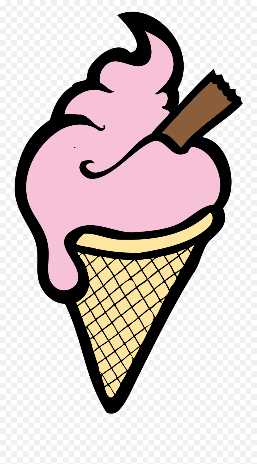 Isolated Ice Cream Cone - Ice Cream Emoji,What Is The Ice Cream Emoji