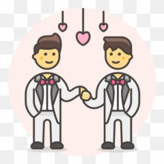 Dance Gay Wedding Free Icon Of Lgbt - Wedding Gay Png Emoji,Gay Wave Emoticon