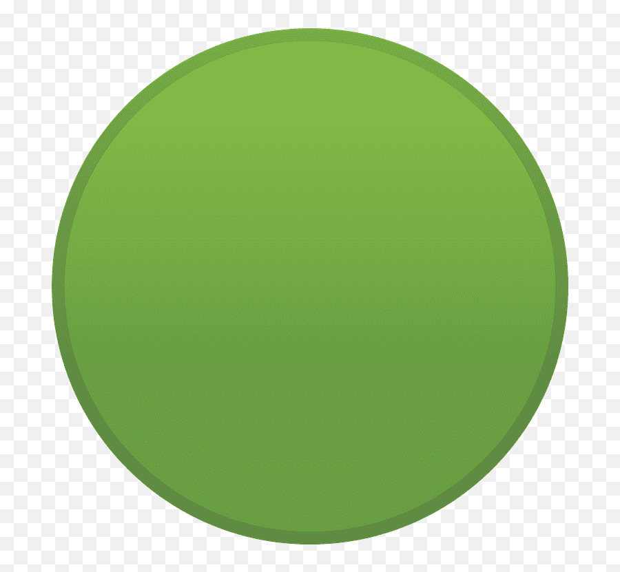 Green Circle Emoji Clipart Free Download Transparent Png - Dibujo Circulo Verde,Android Green Emojis
