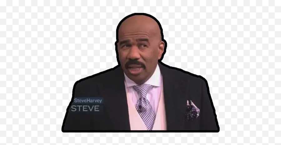 Steve Harvey Whatsapp Stickers - Tuxedo Emoji,Steve Harvey With Heart Emojis