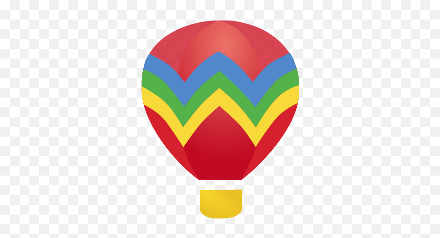 Hot Air Ballooning - Decorative Emoji,Commercial Hot Air Balloon Emoticon Add To My Pjone