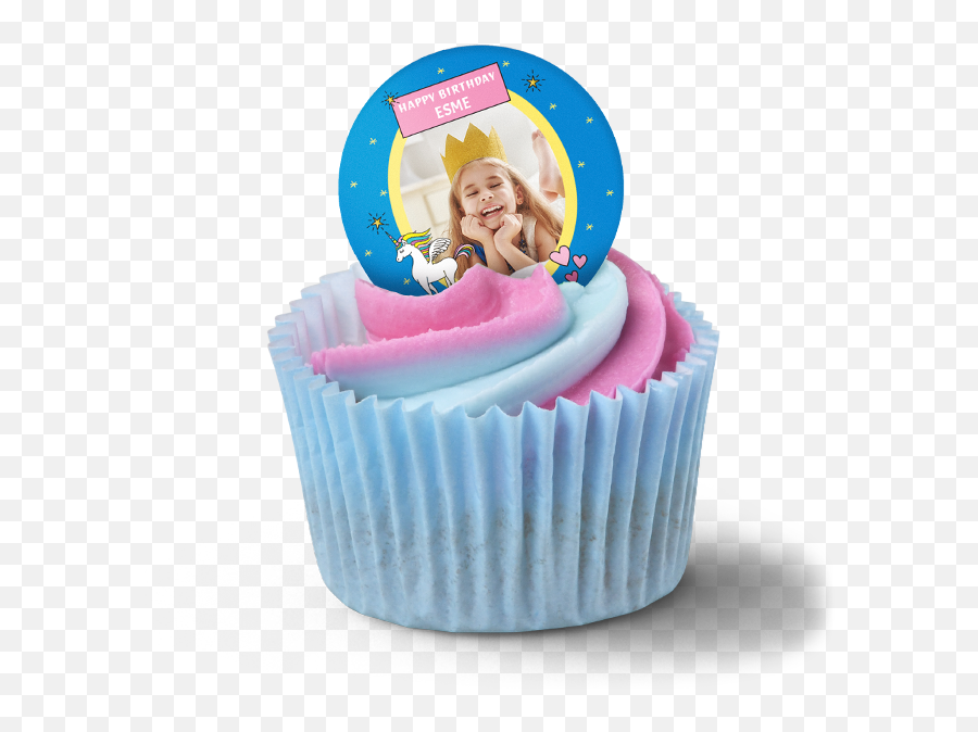 Personalised Cake Toppers - Edible Photo Cake Toppers Edible Printing Cupcake Png Emoji,Edible Emoji Picture For Cake