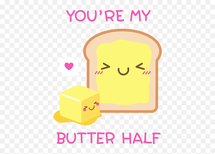 Youre My Butter Half Cute Couples Pun Fleece Blanket For Emoji,Bread Emoji