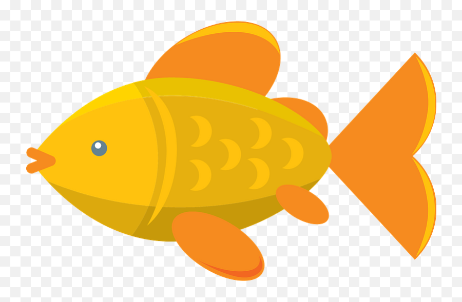Goldfish Clipart Free Download Transparent Png Creazilla Emoji,Fishes Swimming Emojis