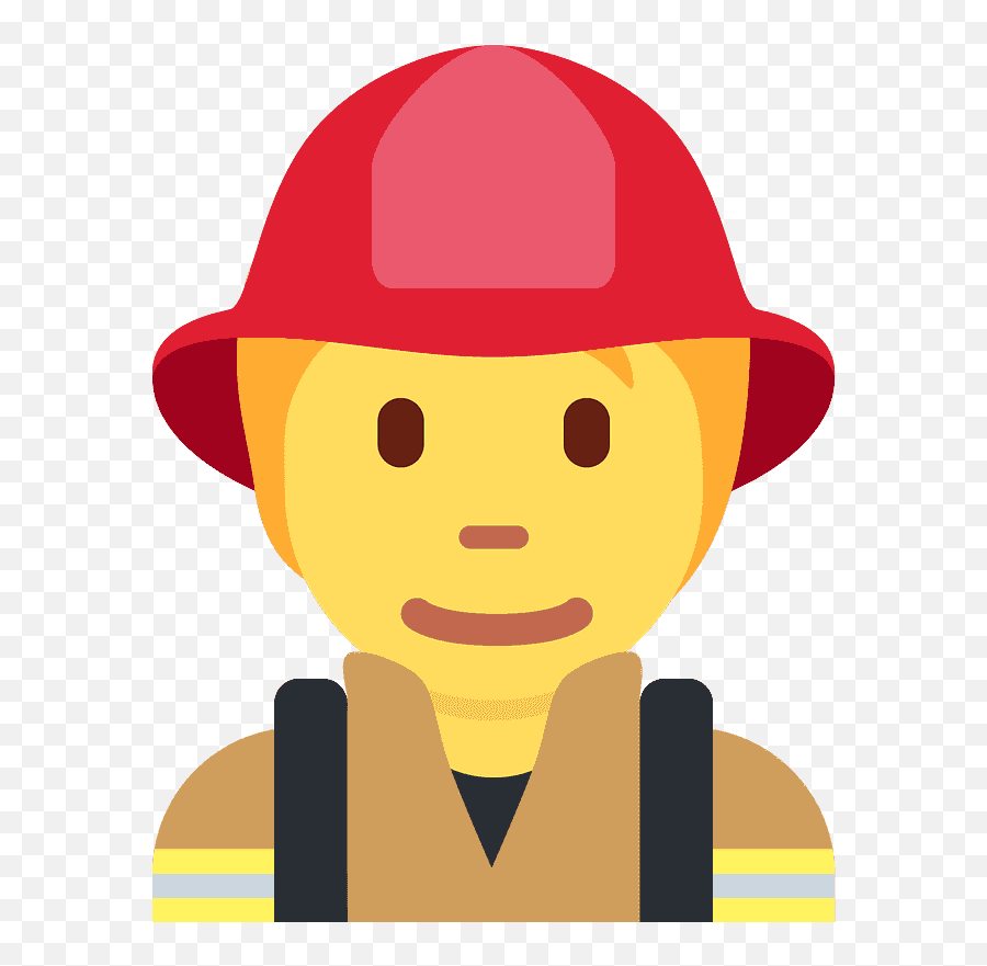 Cute Firefighter Clipart - Clipart World Emoji,Dark Skin Woman Standing Emoji