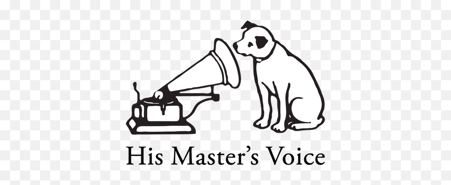 His Masteru0027s Voice Logo Transparent Png - Stickpng Emoji,Twitter Megaphone Emoji
