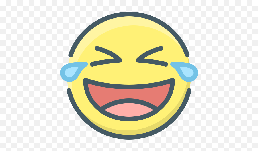 Face Laugh Laughter Lol Smiley Icon - Lol Smiley Emoji,Laugh Emoticon