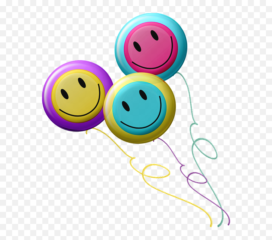 Balloons Happy Face Smiley - Free Image On Pixabay Happy Emoji,Birthday Emoji Png