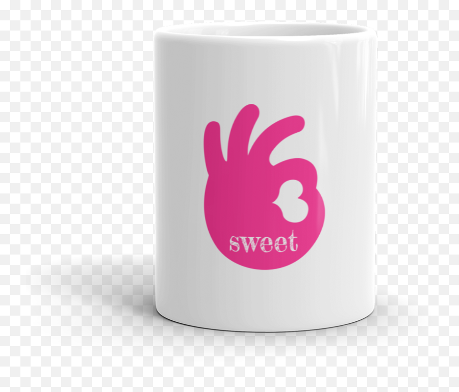 Okay Love Sweet Mug - Serveware Emoji,Coffee Table Flip Emoji