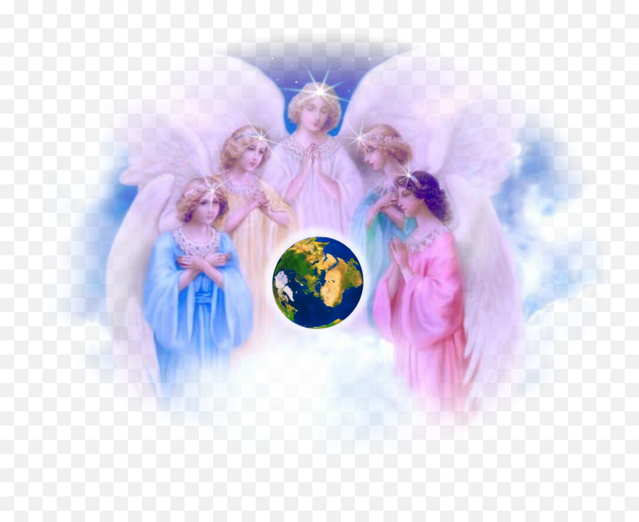 Ftestickers Fantasyart Heaven Sticker By Pennyann - Dia De Los Santos Angeles Emoji,Guardian Angel Emoji