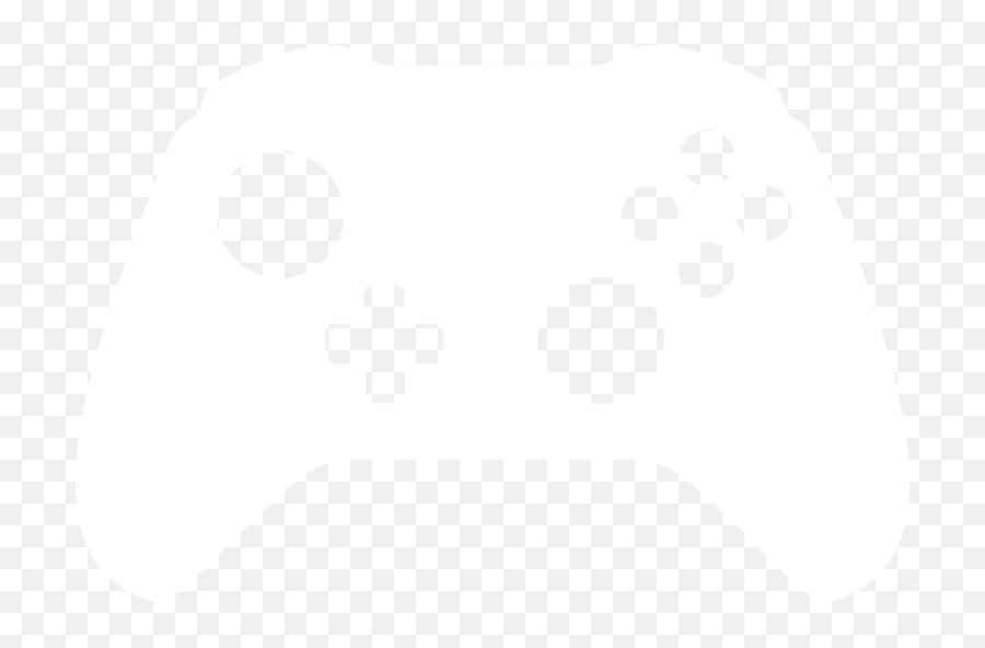 Free Video Game Controller Silhouette - White Xbox Controller Logo Emoji,Xbox Controller Emoji