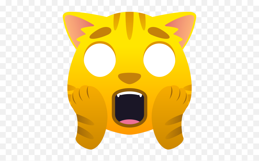 Emoji Cat Screaming In Fear,Screaming Emoji