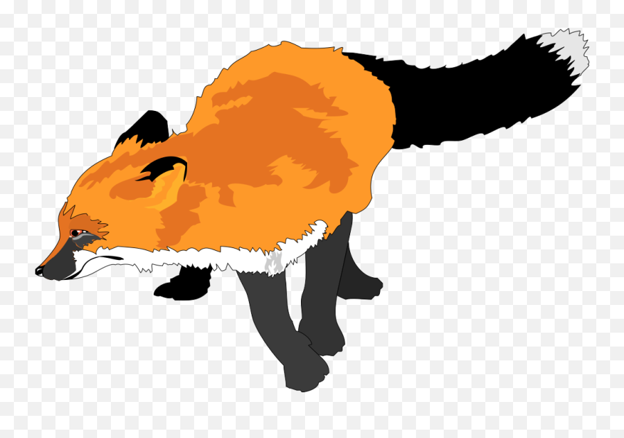 Fox Running Clip Art At Vector Clip Art - Clipartix Fox Transparent Running Clip Art Emoji,Fox Emoji Transparent