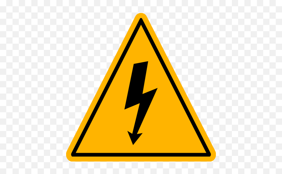 High Voltage - Electricity Symbol Emoji,High Voltage Sign Emoji
