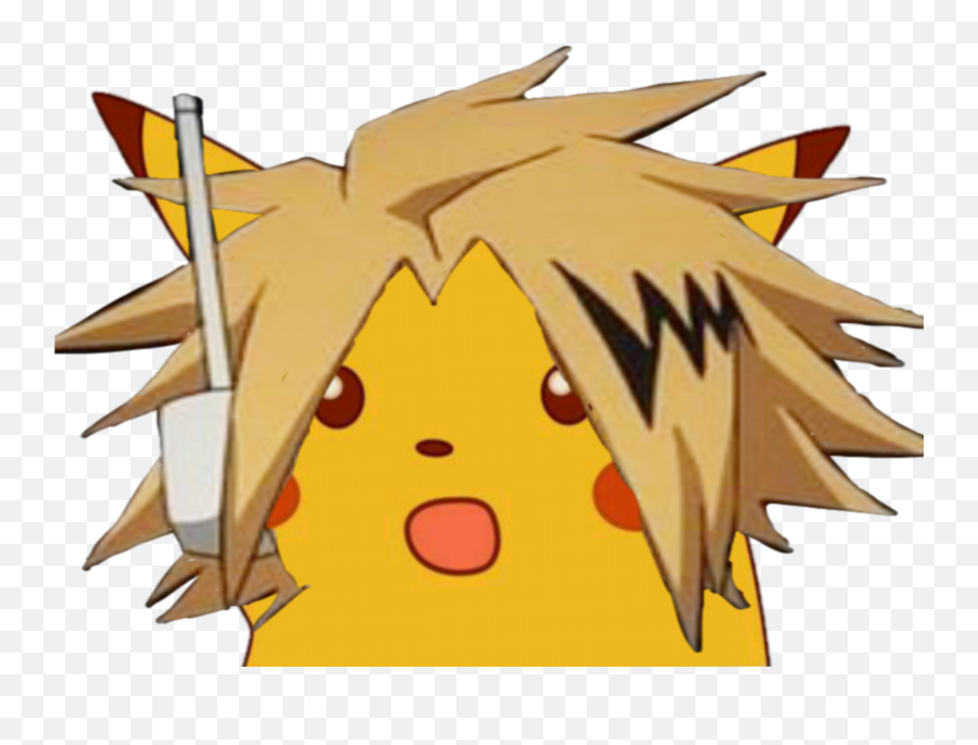 Mha Bnha Denki Pikachu Pokemon Lol Sticker By Axel - Pikachu Mha Emoji,Pikachu Meme Emoji