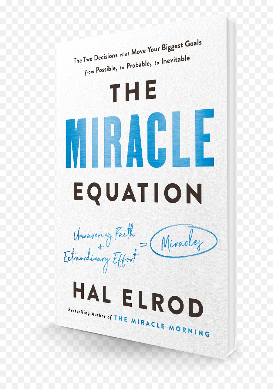 The Miracle Equation U2013 Bulk Discounts The Miracle Equation - Hal Elrod The Miracle Equation Emoji,Take Emotions Out Of The Equation