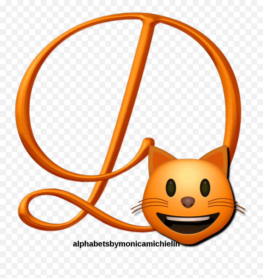 Cat Emoticon Emoji Alphabet Png - Happy,Marie The Cat Emoji
