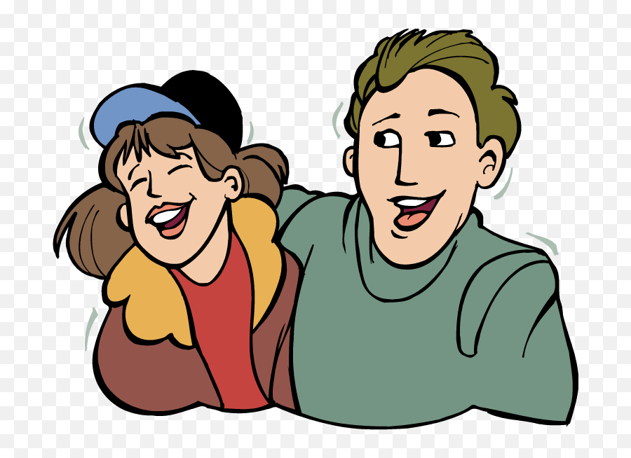 Free Laugh Cliparts Download Free Clip Art Free Clip Art - Man And Woman Laughing Cartoon Emoji,Laughing Until Crying Emoji