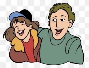 Free Laugh Cliparts Download Free Clip Art Free Clip Art - Man And Woman Laughing Cartoon Emoji,Laughing Until Crying Emoji