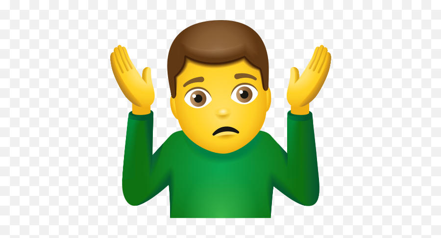 Man Shrugging Icon - Funny Woman Shrugging Emoji,Derpy Shrug Emoticon