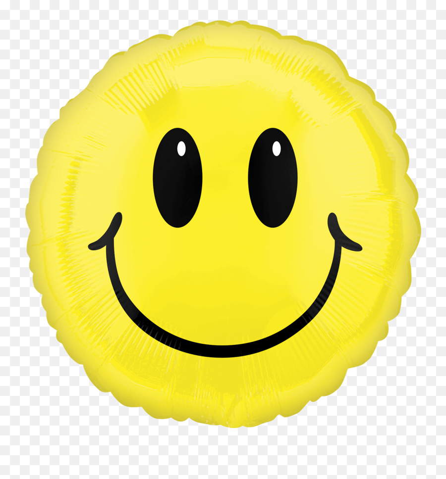 04773 - 18 Smile Face Balloon Emoji,N) Emoticon
