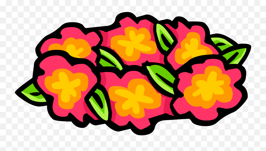 Flower Headdress Club Penguin Wiki Fandom - Club Penguin Item Png Emoji,Flower Crown Emoji Transparent