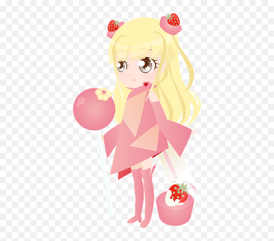 Free Photo Manga Girl Anime Lollipop - Fictional Character Emoji,Anime Emotions Laughing