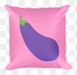 Eggplant Emoji - Pillow,Egg Plant Emoji