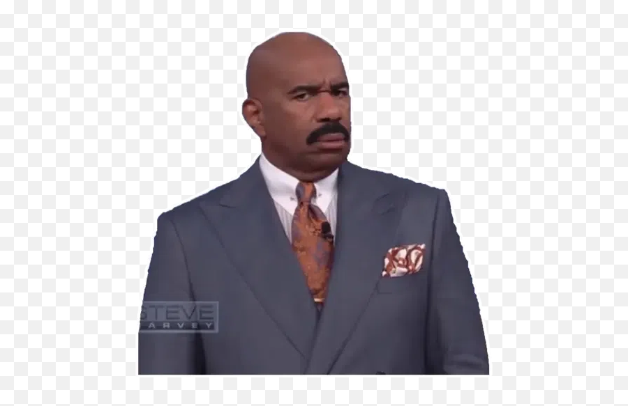 Steve Harvey Whatsapp Stickers - Tuxedo Emoji,Steve Harvey With Heart Emojis