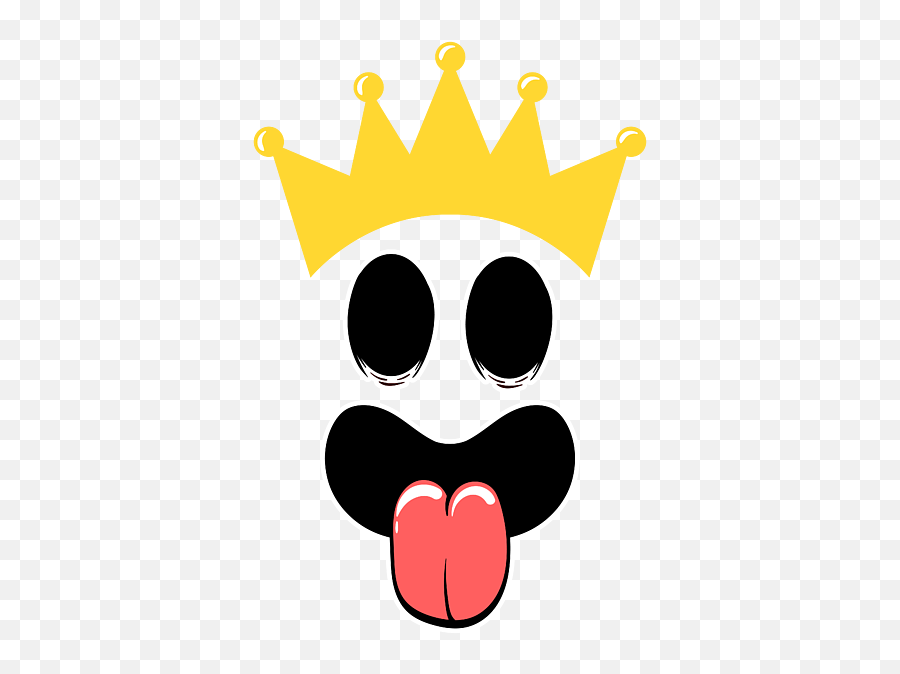 Crown King Queen Face Halloween Shirt - Dot Emoji,Queen America Emoji