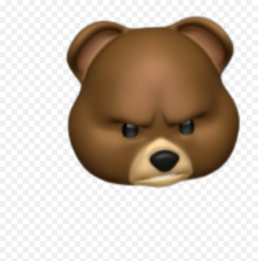 Emoji Bear Sticker By Ngocb - Angry Bear Emoji,Gangster Emoji Backgrounds