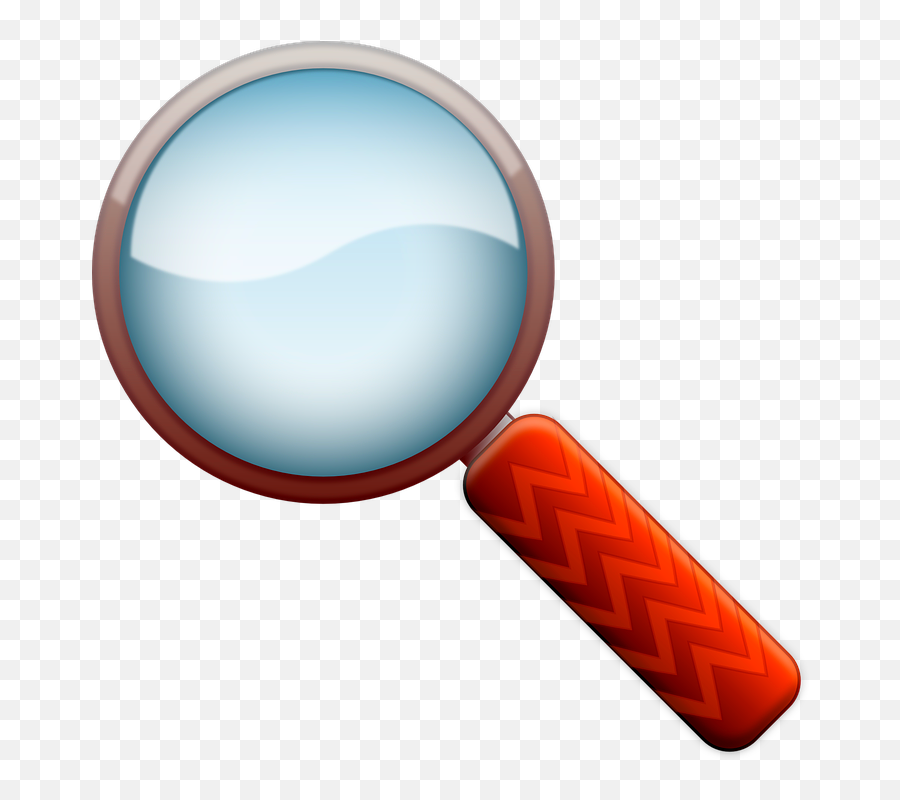 Red Magnifying Sticker - Loupe Emoji,Find The Emoji Magnifying Glass