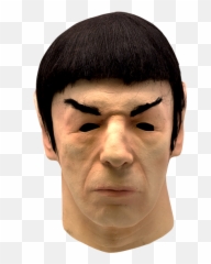 Star Trek - 1975 Spock Mask Spock Mask Emoji,Spock Emoticon Facebook
