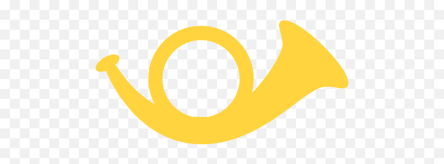 Postal Horn - Emoji Horn,Horn Emoji