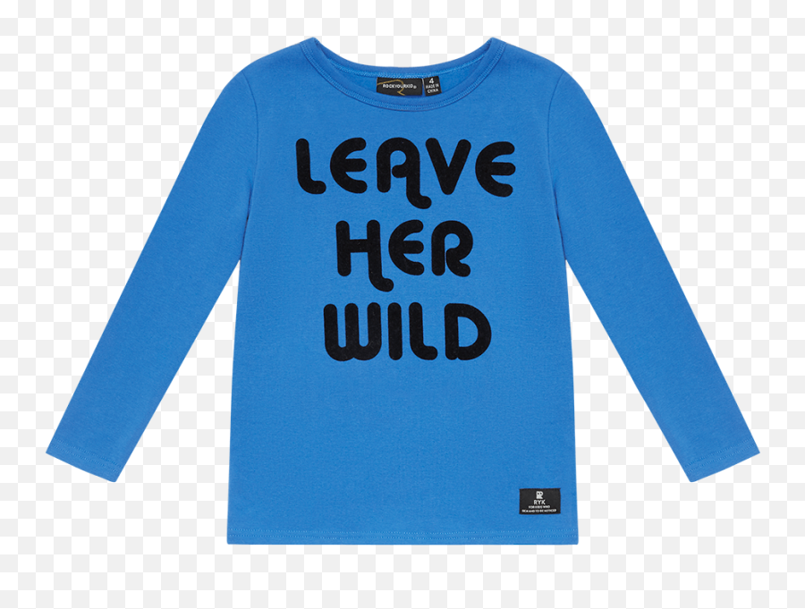 Rock Your Baby Girls Leave Her Wild T - Shirt Emoji,Emojis T Shirt For Girl