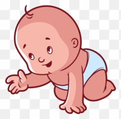 Stork Clipart Baby Diaper Bag - Un Bebe En Pañales Animado Emoji,Baby 