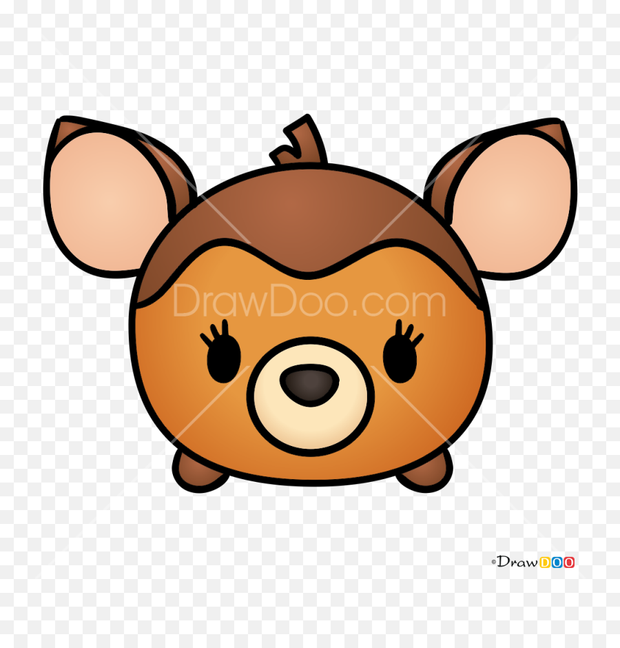 How To Draw Bambi Disney Tsum Tsum - Happy Emoji,Bambi Emoji