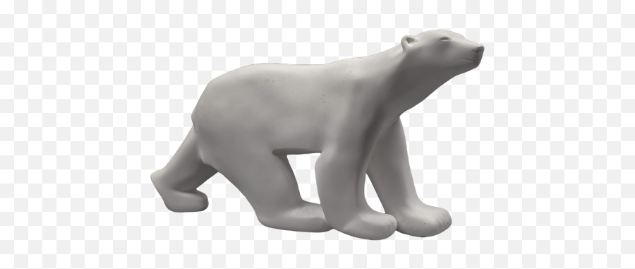 Polar Bear Sculpture By Francois Pompon - Temarte Emoji,Polar Ber Emoji