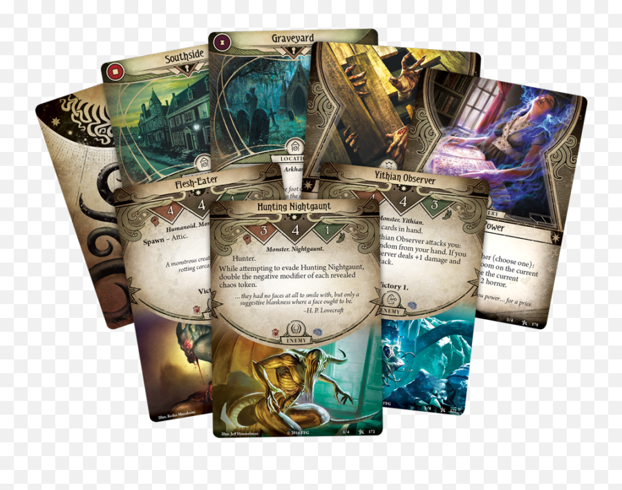 Arkham Horror The Card Game - Arkham Horror Card Game Emoji,The Oldest And Strongest Emotion Of Mankind Is Fear
