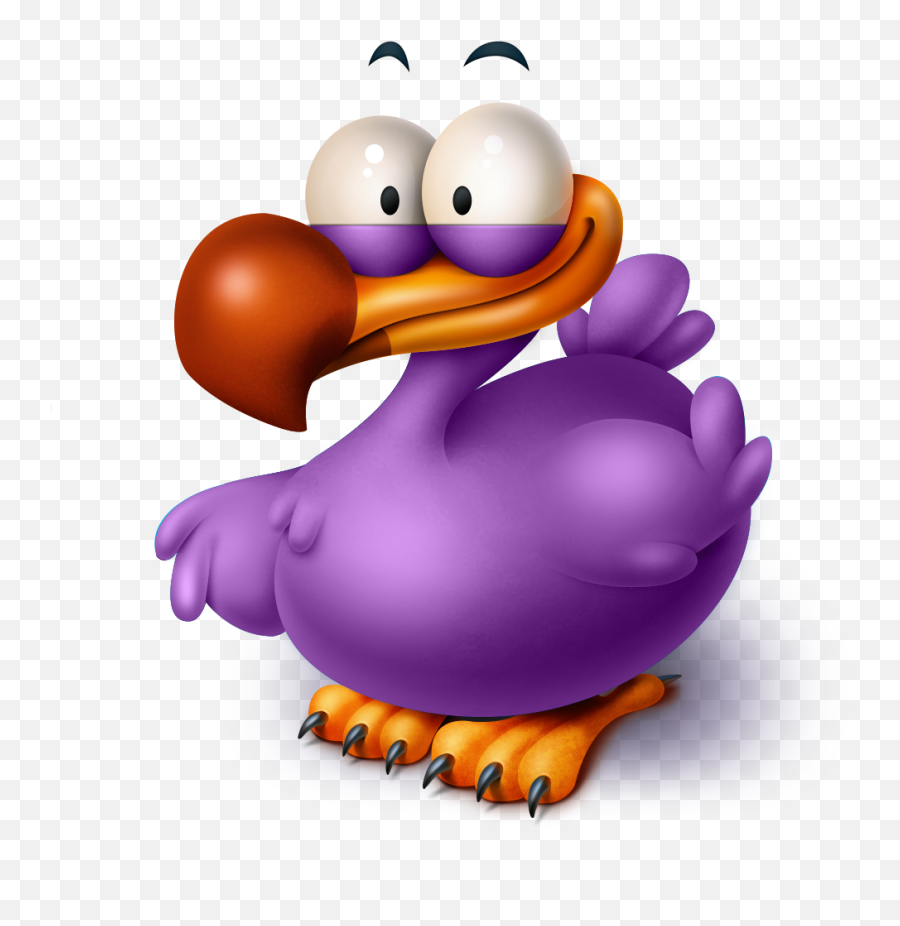 The Extinct Flightless Pidgin Bird - Transparent Dodo Clipart Emoji,Pidgin Emoticons
