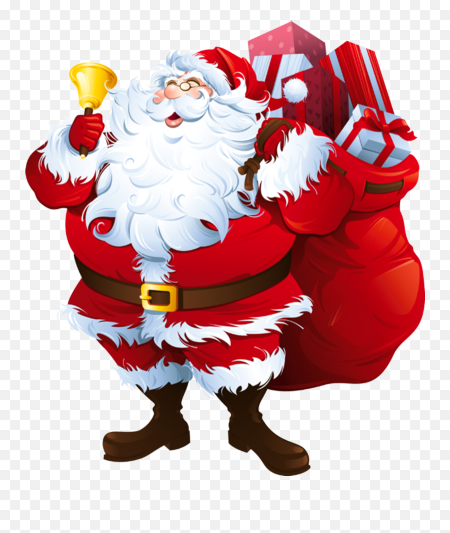 Santa Where Are You Science - Santa Claus Transparent Background Emoji,Santa Emotions