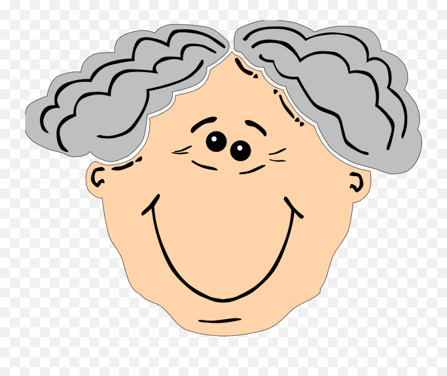 Grandpa Cartoon Png Svg Clip Art For Web - Download Clip Girl Smiling Face Drawing Emoji,Grandpa Emoji