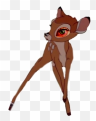 Vintage Disney Bambi Cybergoth Sticker - Fictional Character Emoji,Disney Bambi Emoji
