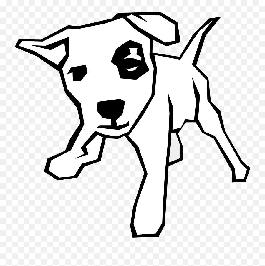 Free Free Images Of Dogs Download Free Clip Art Free Clip - Vector Dog Black And White Emoji,Barking Dog Emoji