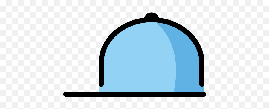 Billed Cap Emoji - Boné Azul Desenho Png,Cap Emoji